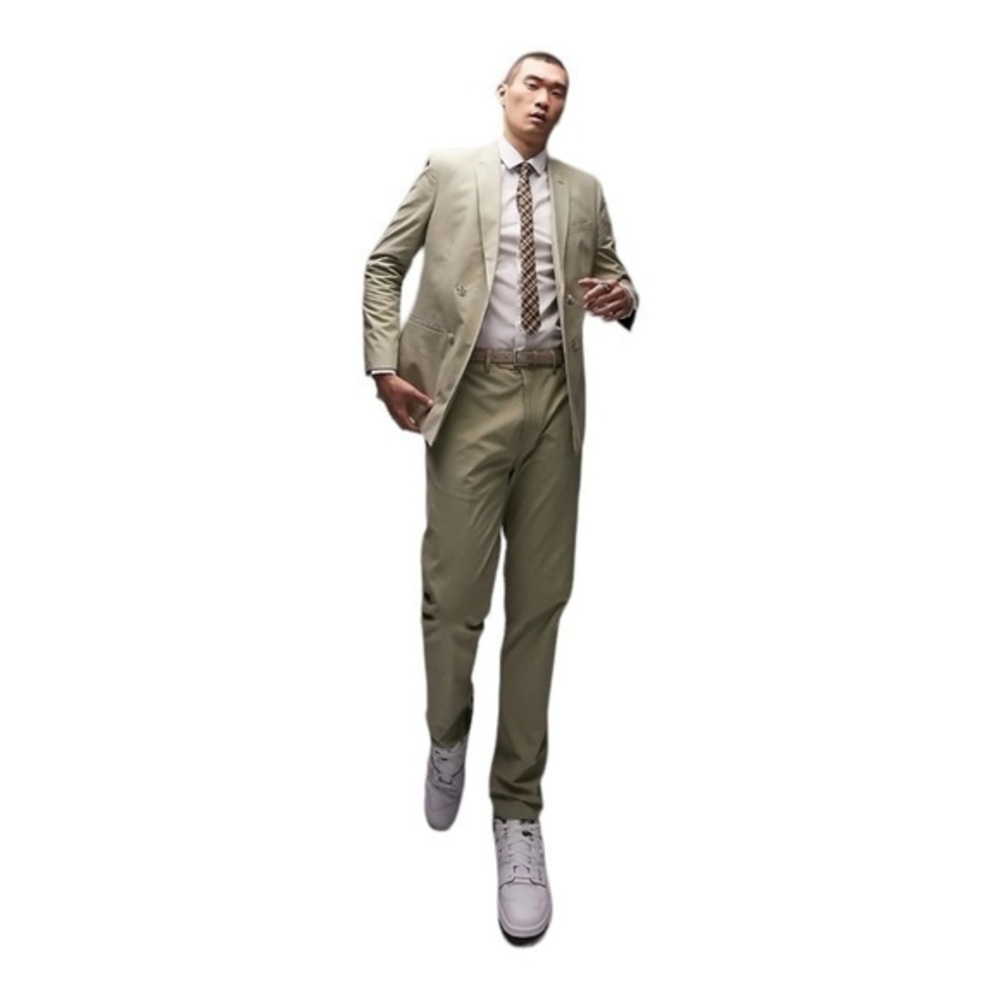 Topman slim suit pants in light khaki Product Code: 115285052 NWT